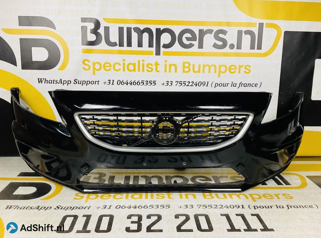 Bumper Volvo V40 R-Design + Grill Voorbumper 1-E7-3373, Bumper