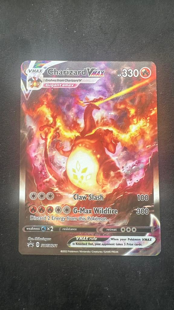 Charizard Vmax, Ophalen of Verzenden, Zo goed als nieuw
