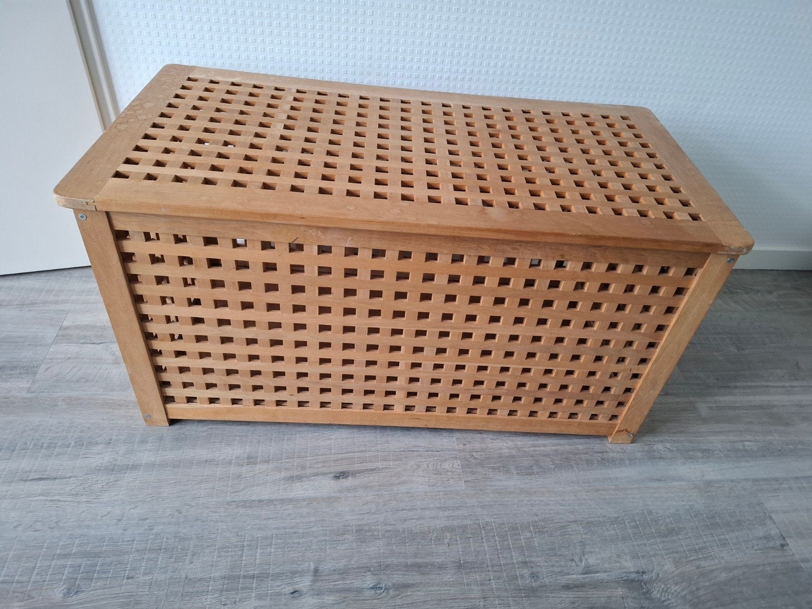 Opbergkist / opbergbank ikea hol, Ophalen, Zo goed als nieuw, 50 tot 100 cm, Minder dan 50 cm