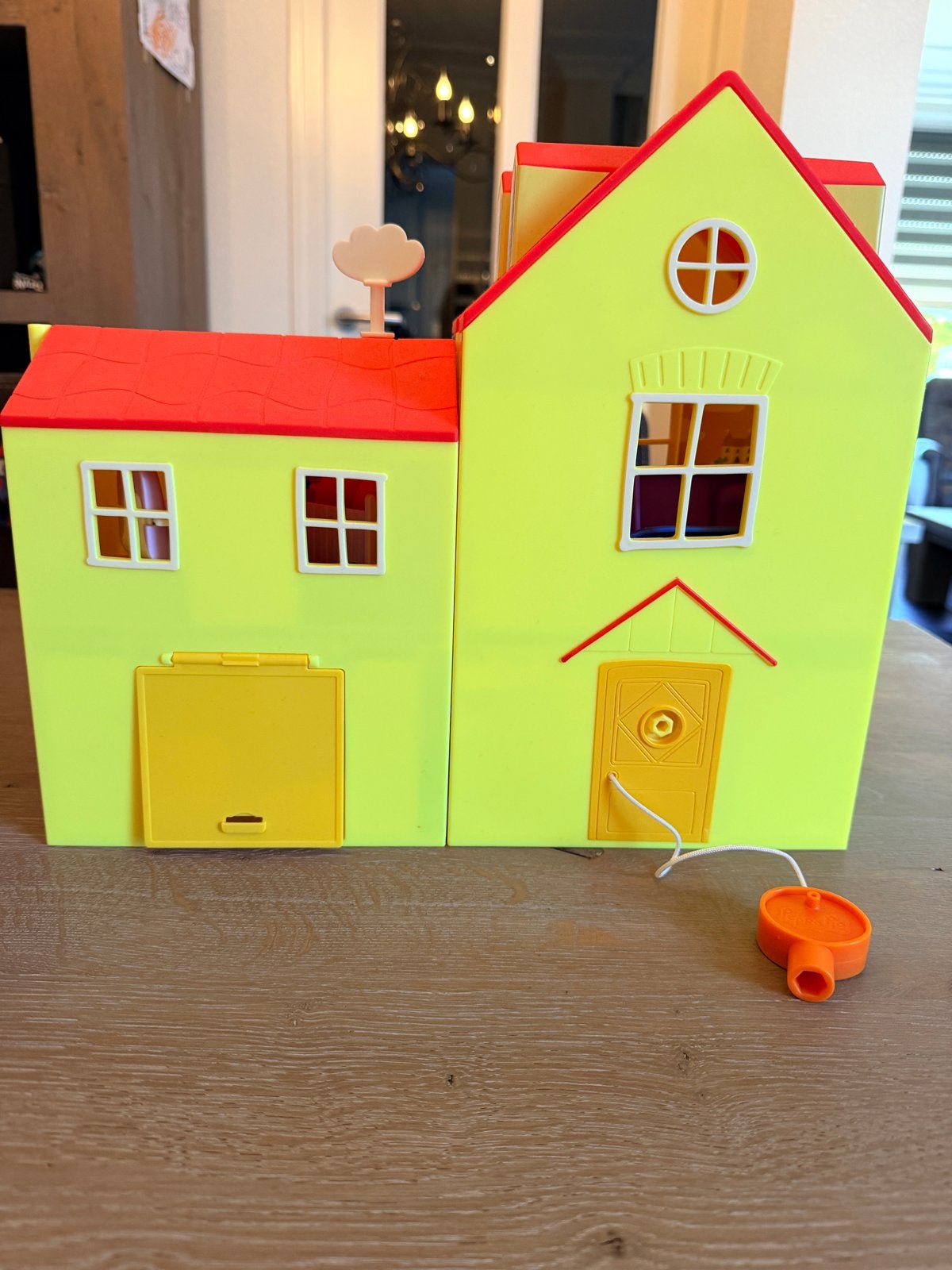 Peppa Pig Speelhuis met Familie en Meubels, Ophalen, Zo goed als nieuw, Jongen of Meisje