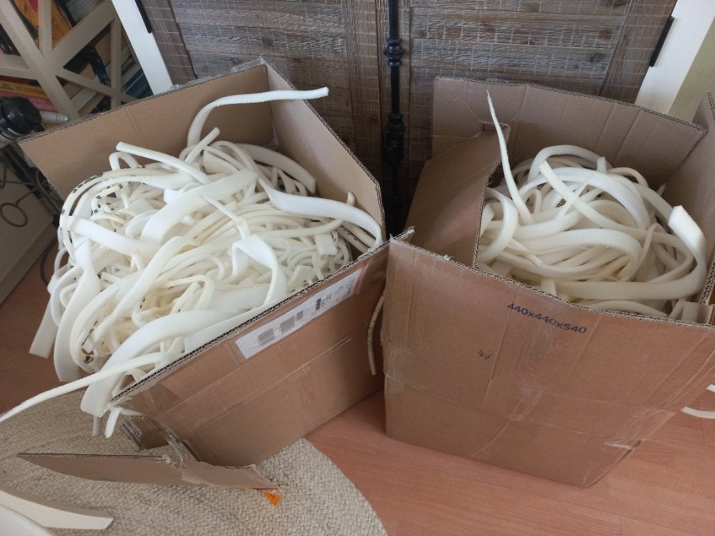 Schuimrubber, Ophalen, Overige thema's, Beige, Zo goed als nieuw