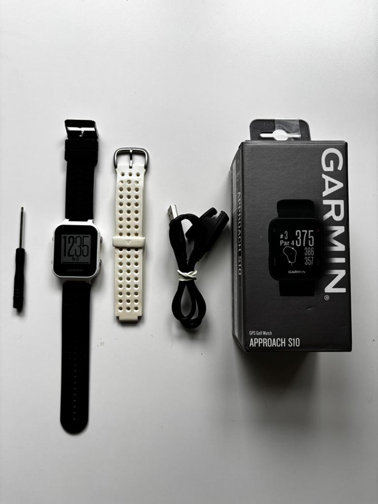 Garmin golfhorloge, Gebruikt, Verzenden, Zwart, GPS