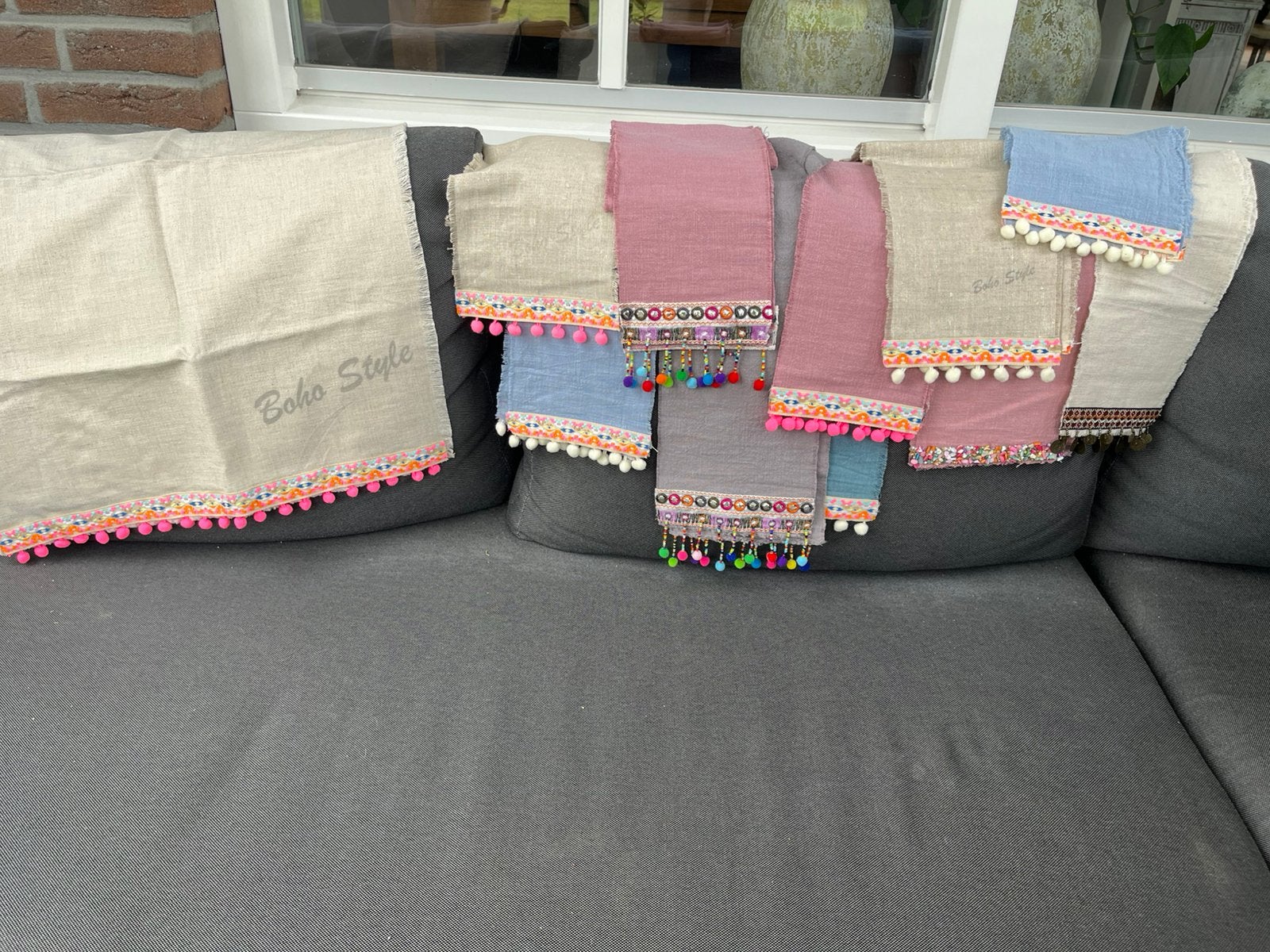 Ibiza Style doekjes, Boho Style doekjes, Huis en Inrichting, Woonaccessoires | Overige, Ophalen of Verzenden, Nieuw