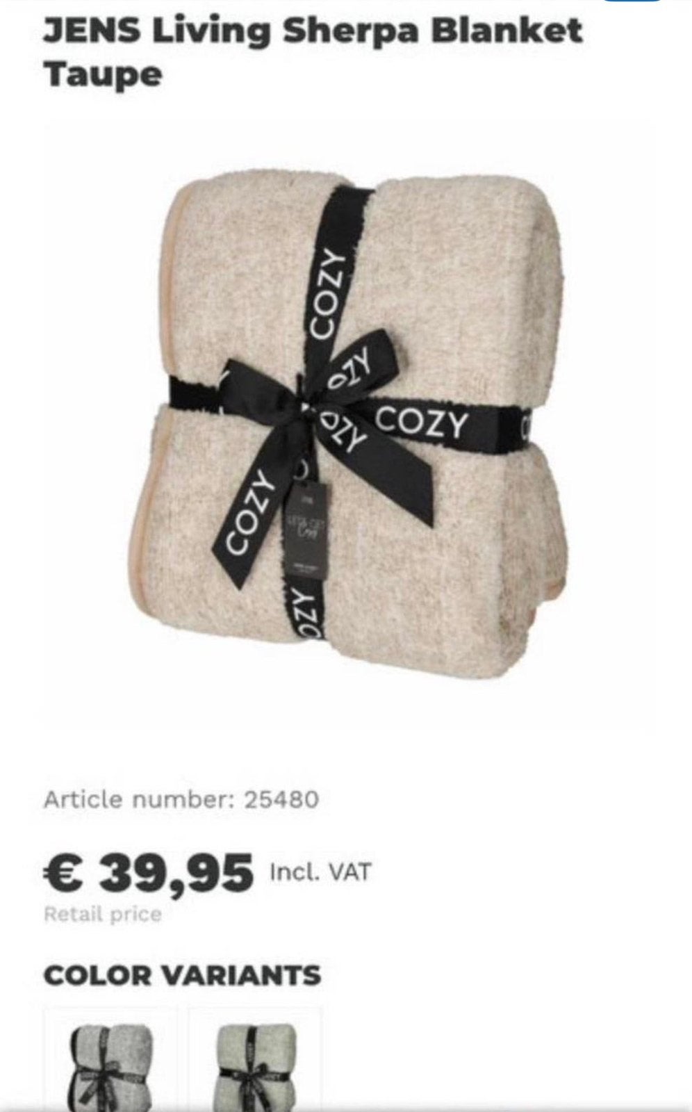 Jens living plaid woondeken deken met bont, Ophalen, Nieuw