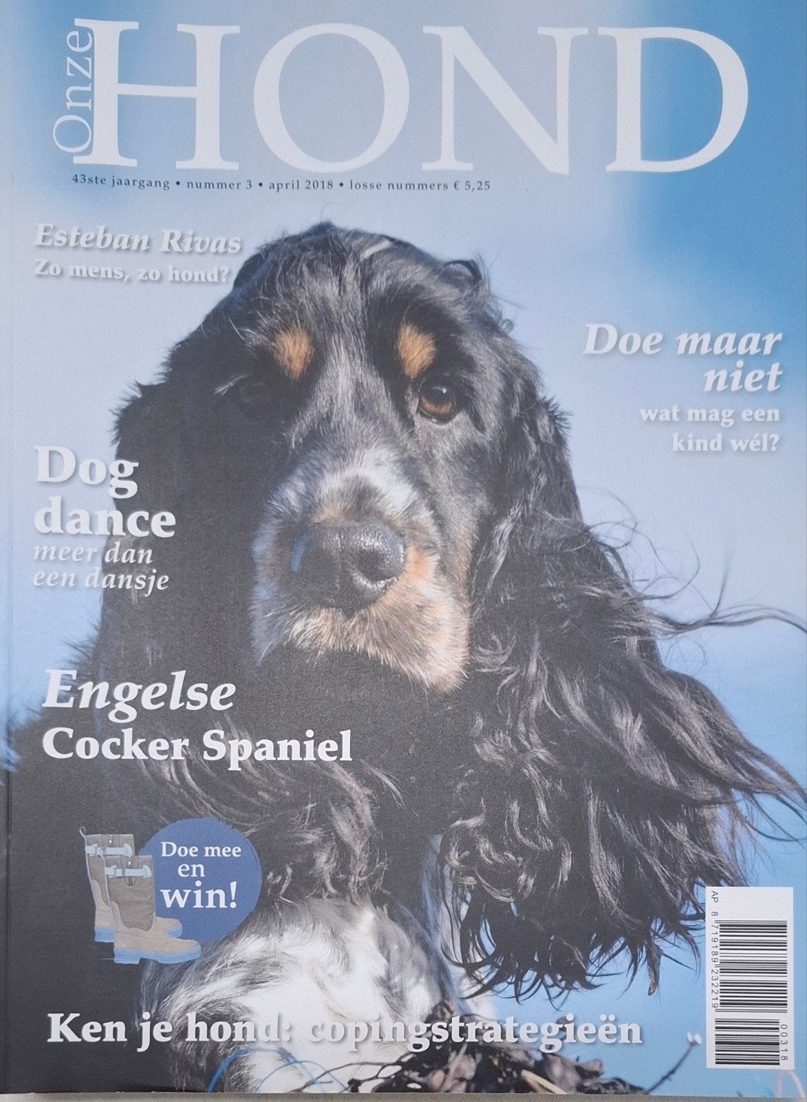 Onze Hond 2018 nr 3 Nieuw Engelse Cocker Spaniel, Ophalen of Verzenden, Nieuw, Honden