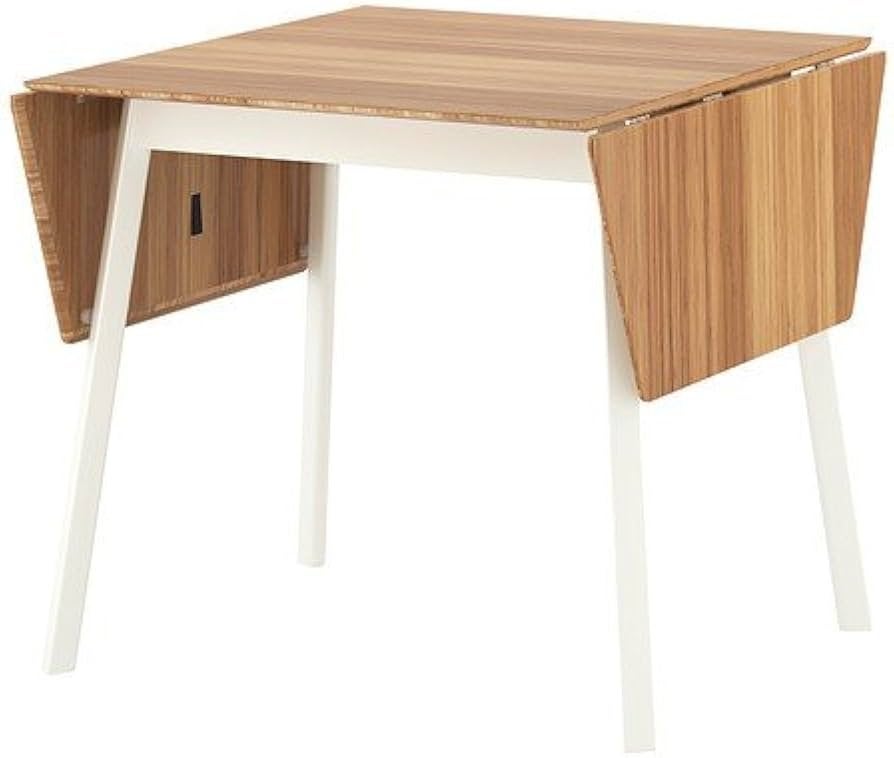 IKEA Uitklapbare Bamboo Tafel - Nieuwstaat, Ophalen, Nieuw, 50 tot 100 cm, Vier personen