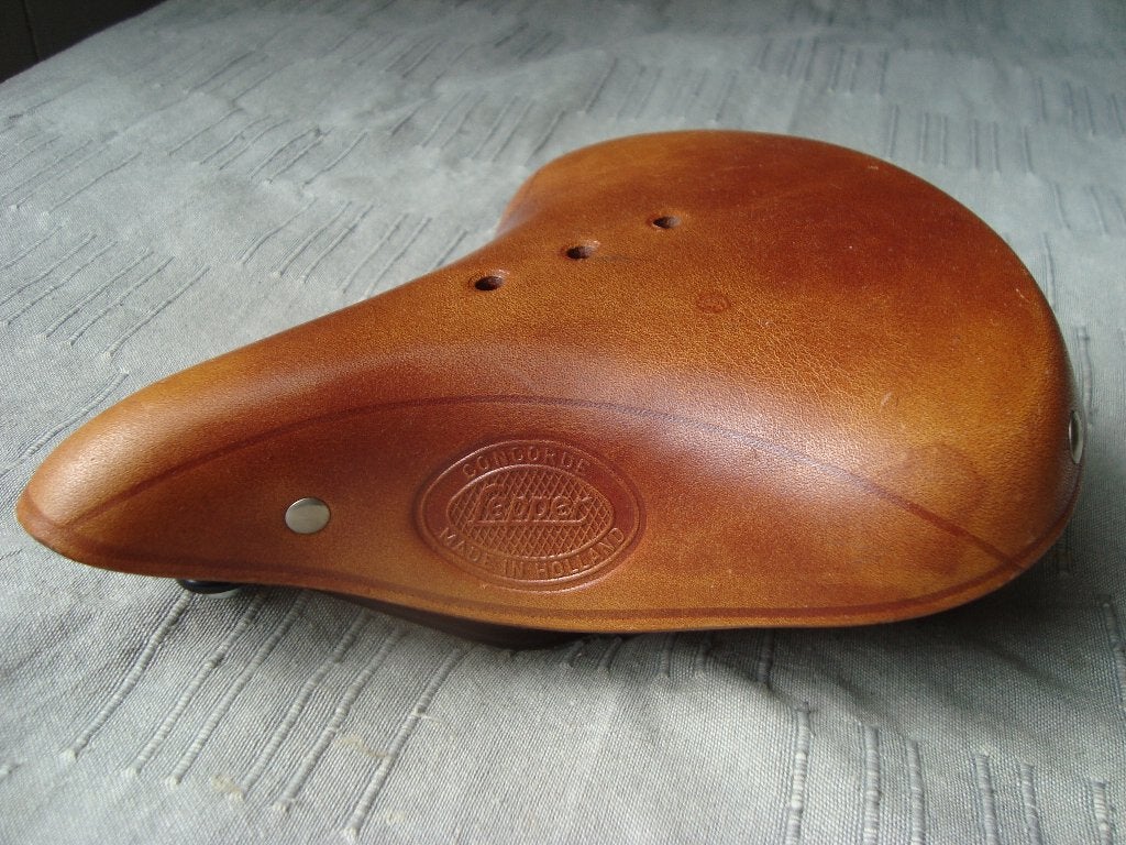 Lepper zadel concorde leer, Fietsen en Brommers, Fietsonderdelen, Leer, Nieuw, Lepper, Ophalen of Verzenden