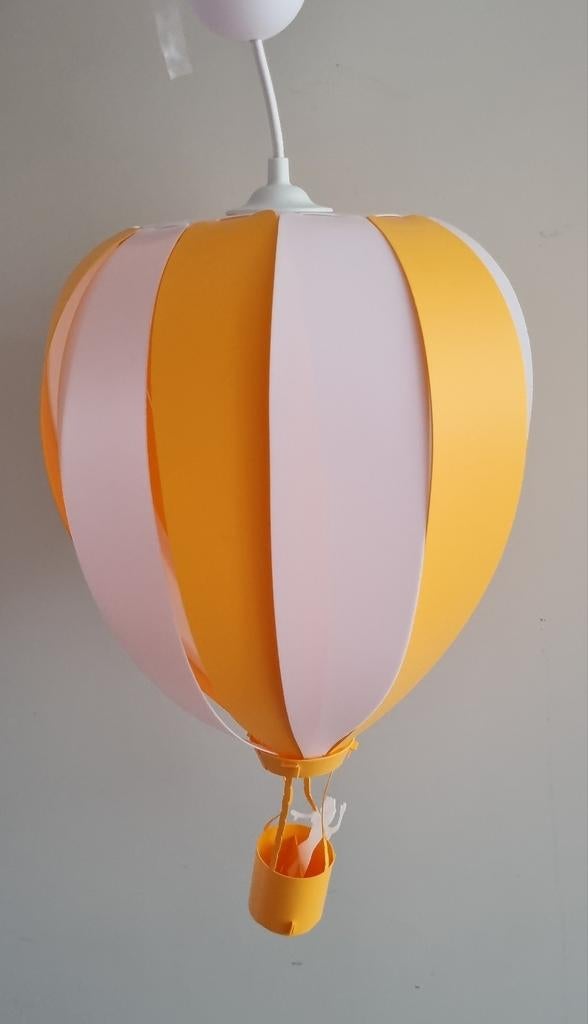 R&M Coudert Kinderlamp Hanglamp Luchtballon Geel 46cm, Huis en Inrichting, Lampen | Hanglampen, Kunststof, Ophalen of Verzenden
