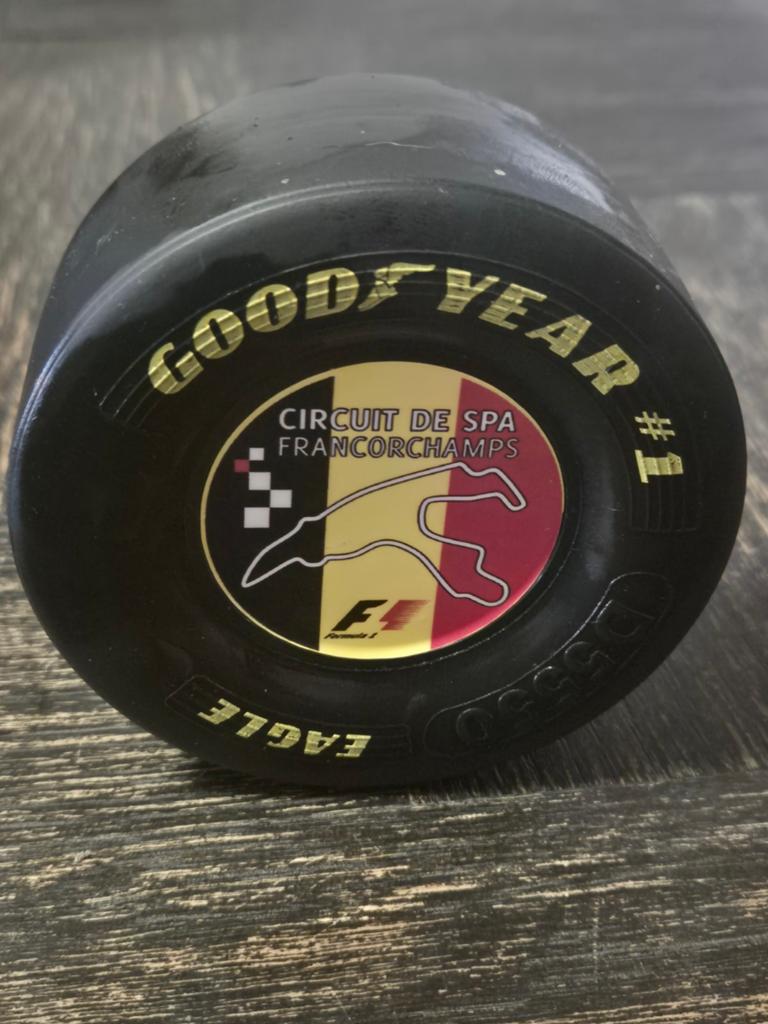 Miniatuur Goodyear F1 band Spa-Francorchamps, Ophalen of Verzenden, Zo goed als nieuw, Overige typen