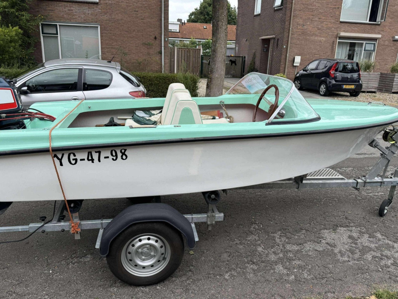 Te Koop zeer mooie speedboot, vaarklaar!, Ophalen of Verzenden, Buitenboordmotor