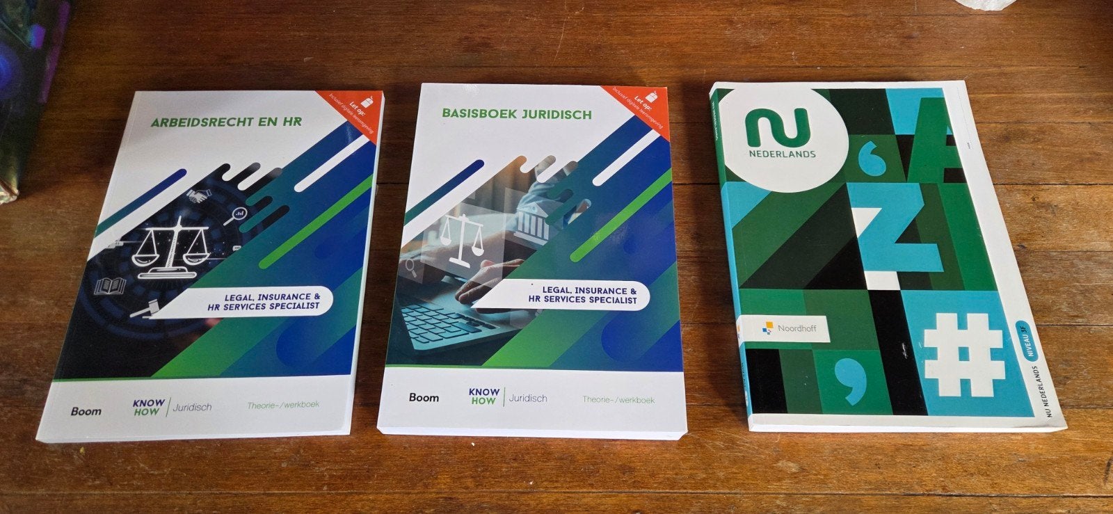 Juridische boeken en Nederlands voor MBO/HBO, Ophalen, Gamma, Nieuw, MBO