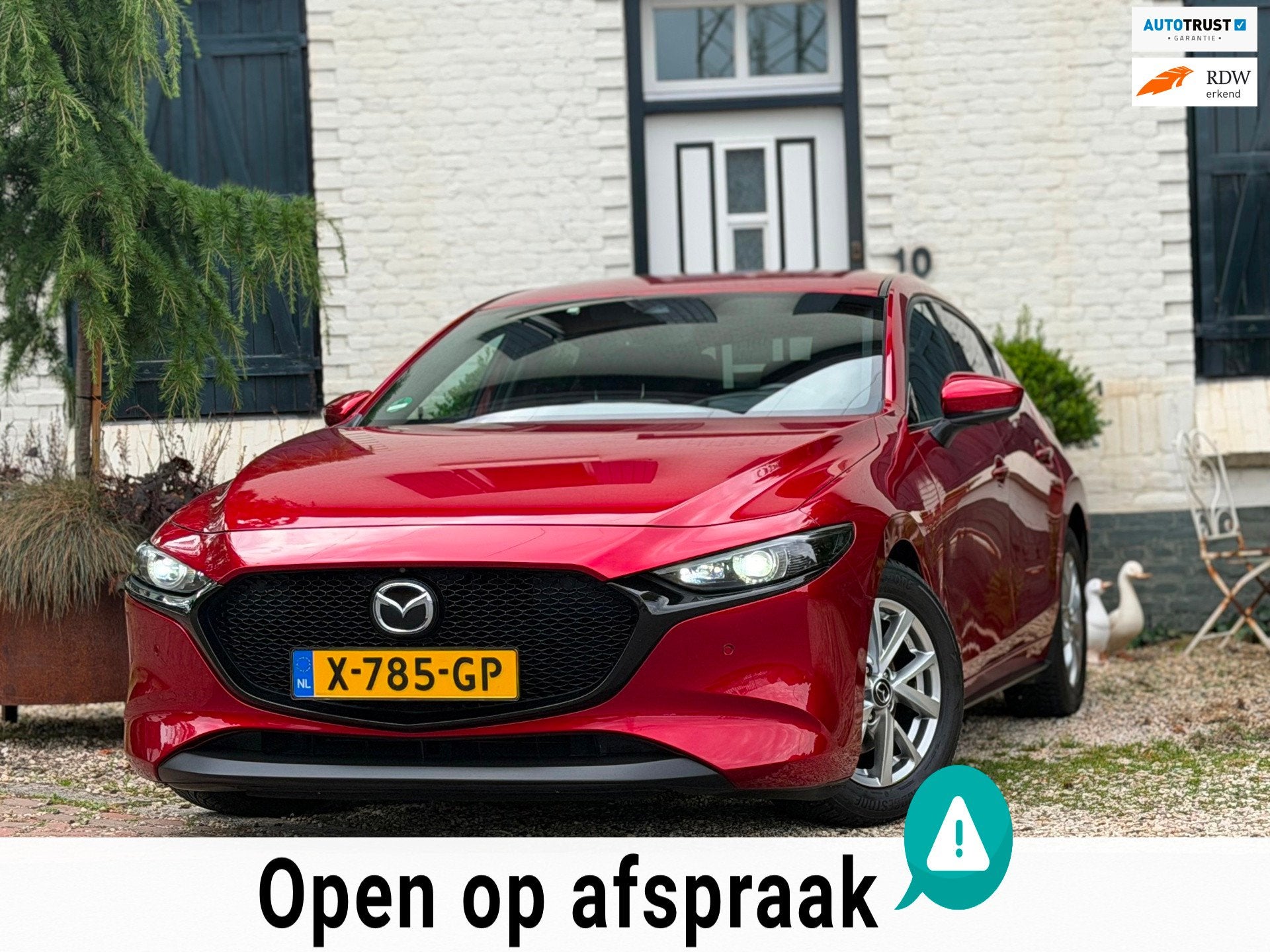 Mazda 3 2.0 e-SkyActiv-G M Hybrid 122 Luxury, Auto's, Mazda, Voorwielaandrijving, 1998 cc, Gebruikt, 4 cilinders