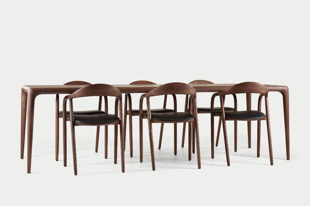 Artisan Latus set van 260x90 cm incl. Neva stoelen., Ophalen, Overige materialen, 200 cm of meer, 50 tot 100 cm