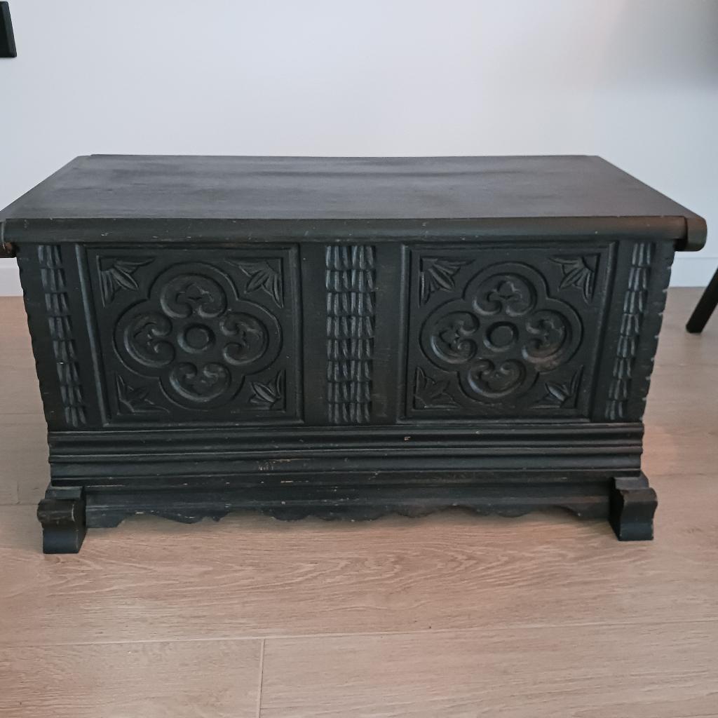 Antieke dekenkist, Huis en Inrichting, Ophalen, Minder dan 50 cm, Gebruikt, 50 tot 100 cm