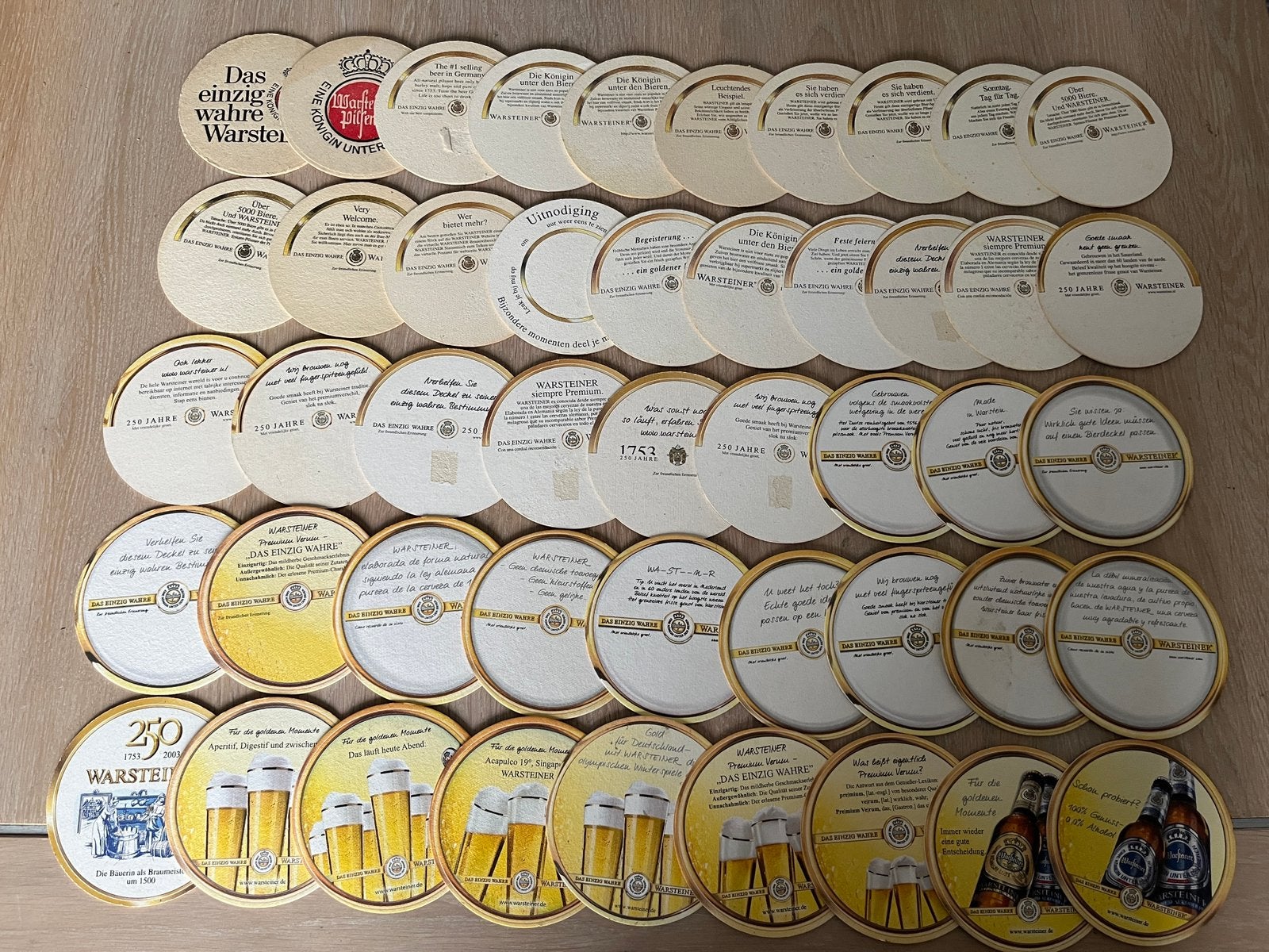 Verzameling Warsteiner bierviltjes, Ophalen of Verzenden, Viltje(s), Overige merken