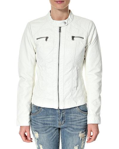 ONLY bandit pu biker noos bikerjack leren jas jack wit 38, Maat 38/40 (M), Only, Wit, Nieuw
