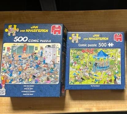 Jan van Haasteren puzzels 500 stukjes, Hobby en Vrije tijd, Denksport en Puzzels, Ophalen of Verzenden, 500 t/m 1500 stukjes, Zo goed als nieuw