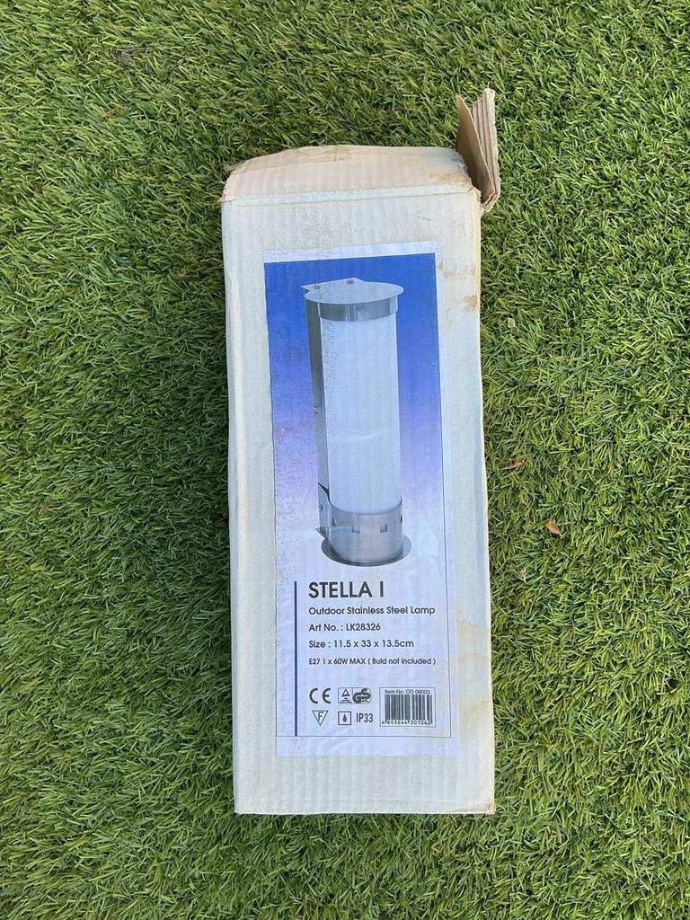 Buitenlamp Stella I - RVS Wandlamp voor buiten, Minder dan 50 watt, Wandlamp, Nieuw, Ophalen of Verzenden