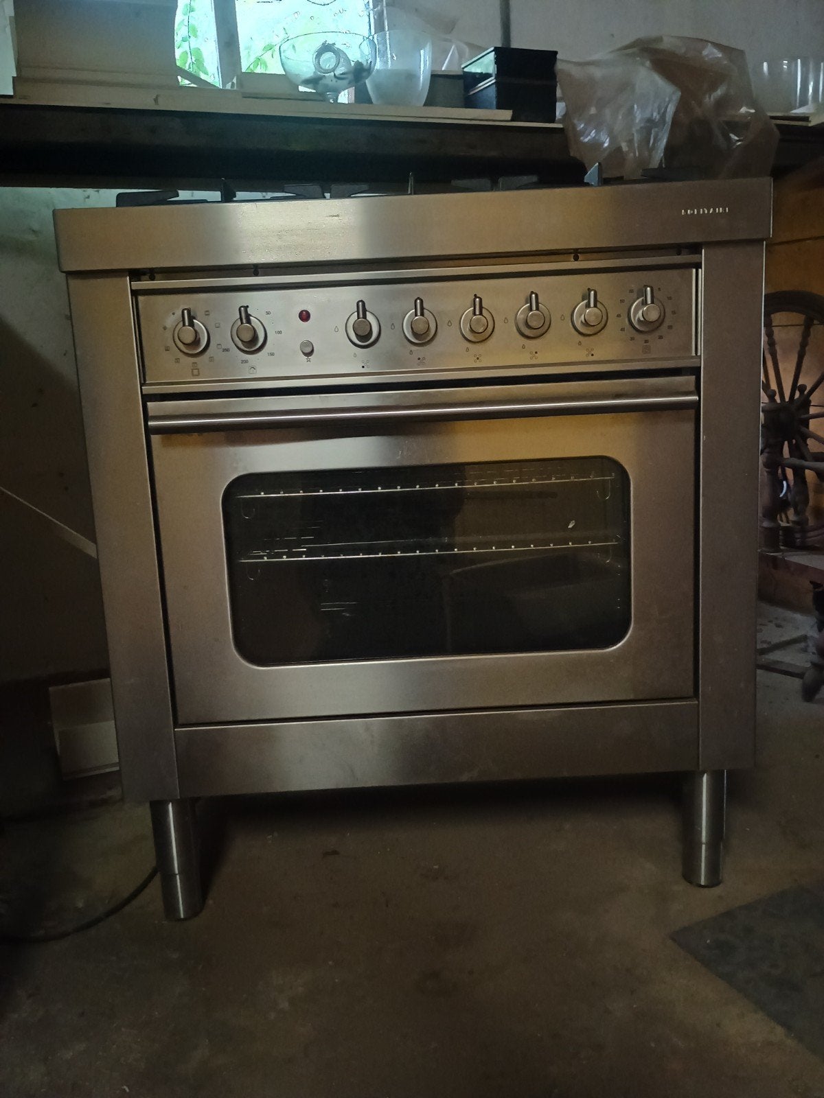 Solitaire SOH 955 B gasfornuis met oven, Ophalen, 60 cm of meer, Zo goed als nieuw, Gas