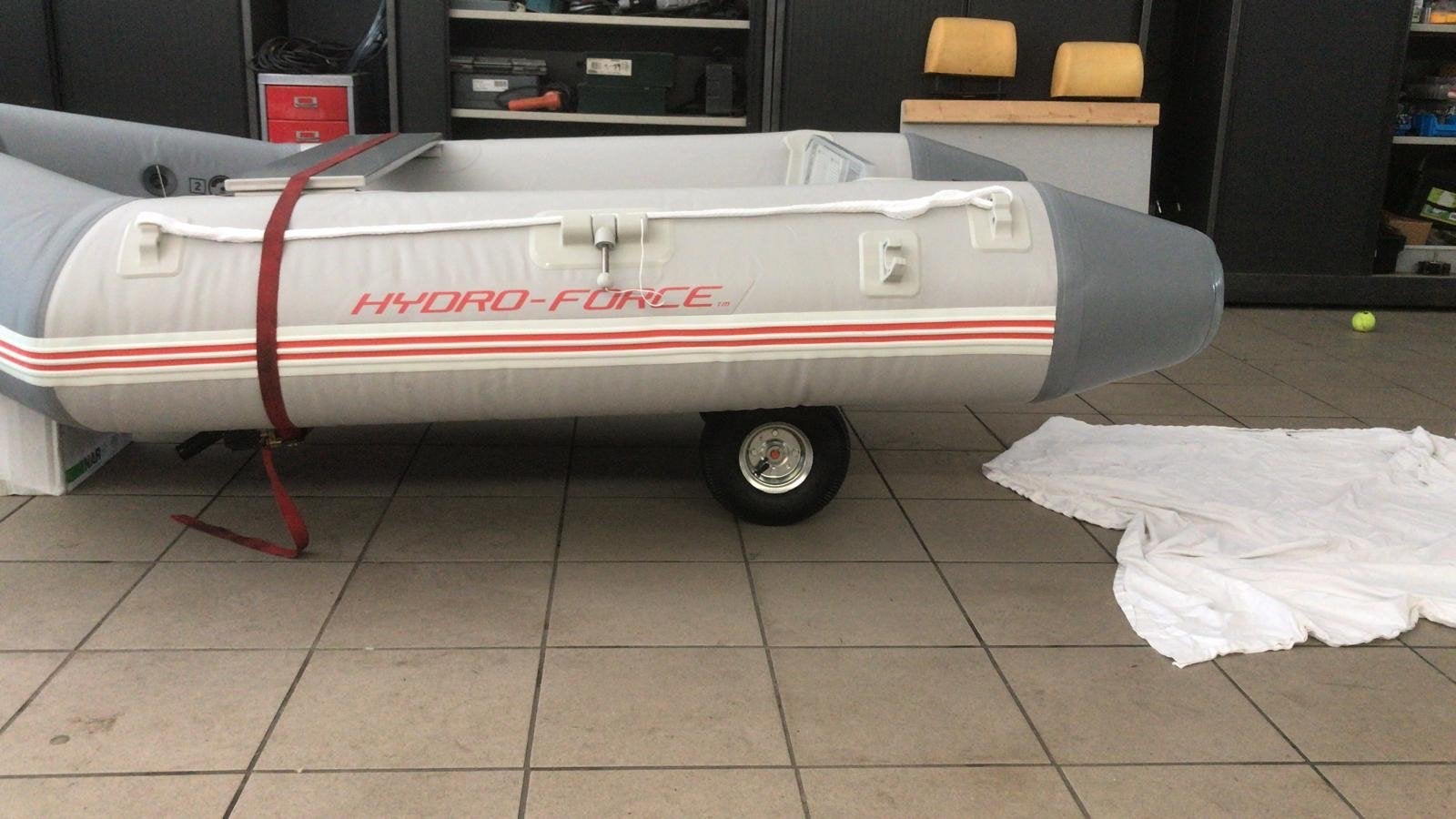 Hydro-Force Opblaasboot, rubberboot, bijboot, Ophalen, Zo goed als nieuw