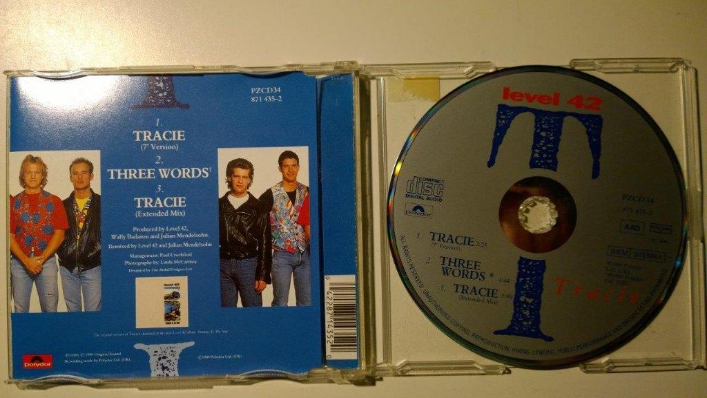 Level 42 - Tracie, Maxi-single, Ophalen of Verzenden, Zo goed als nieuw, 1 single