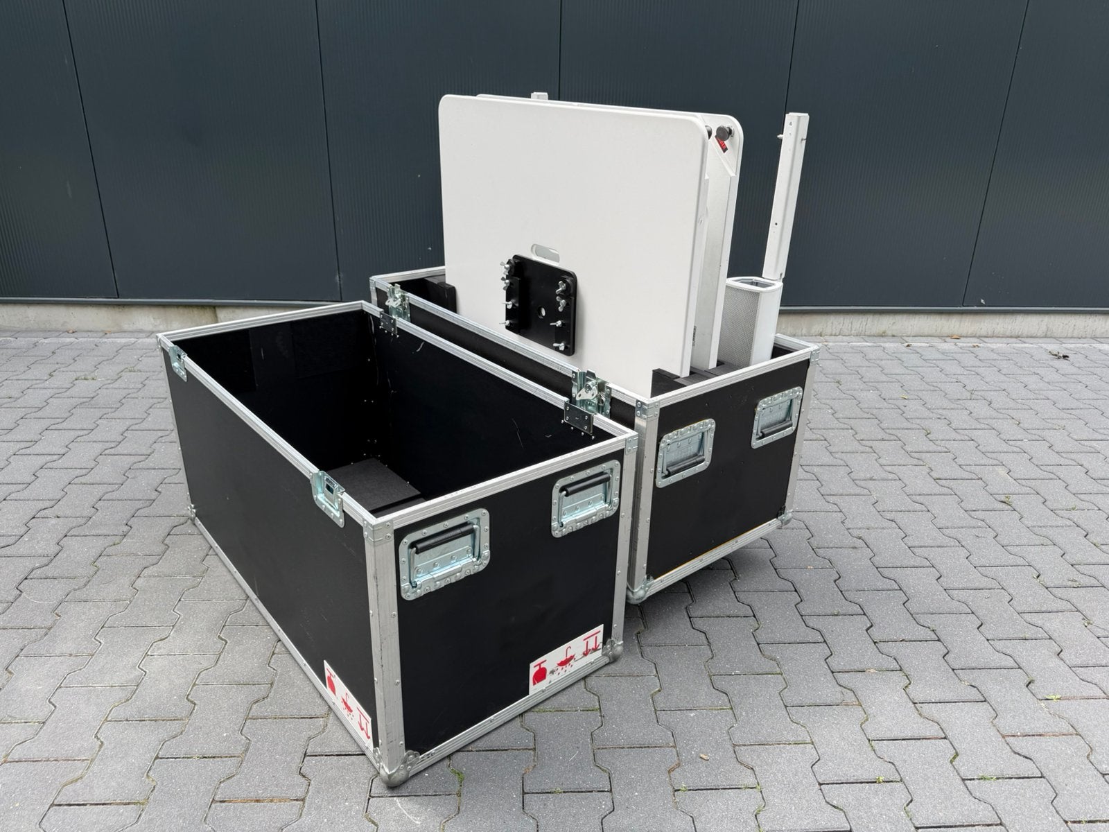 Fohhn LF220 Freesstand IX set in flightcase, Audio, Tv en Foto, Luidsprekers, Geen, Geen, Overige typen, Zo goed als nieuw