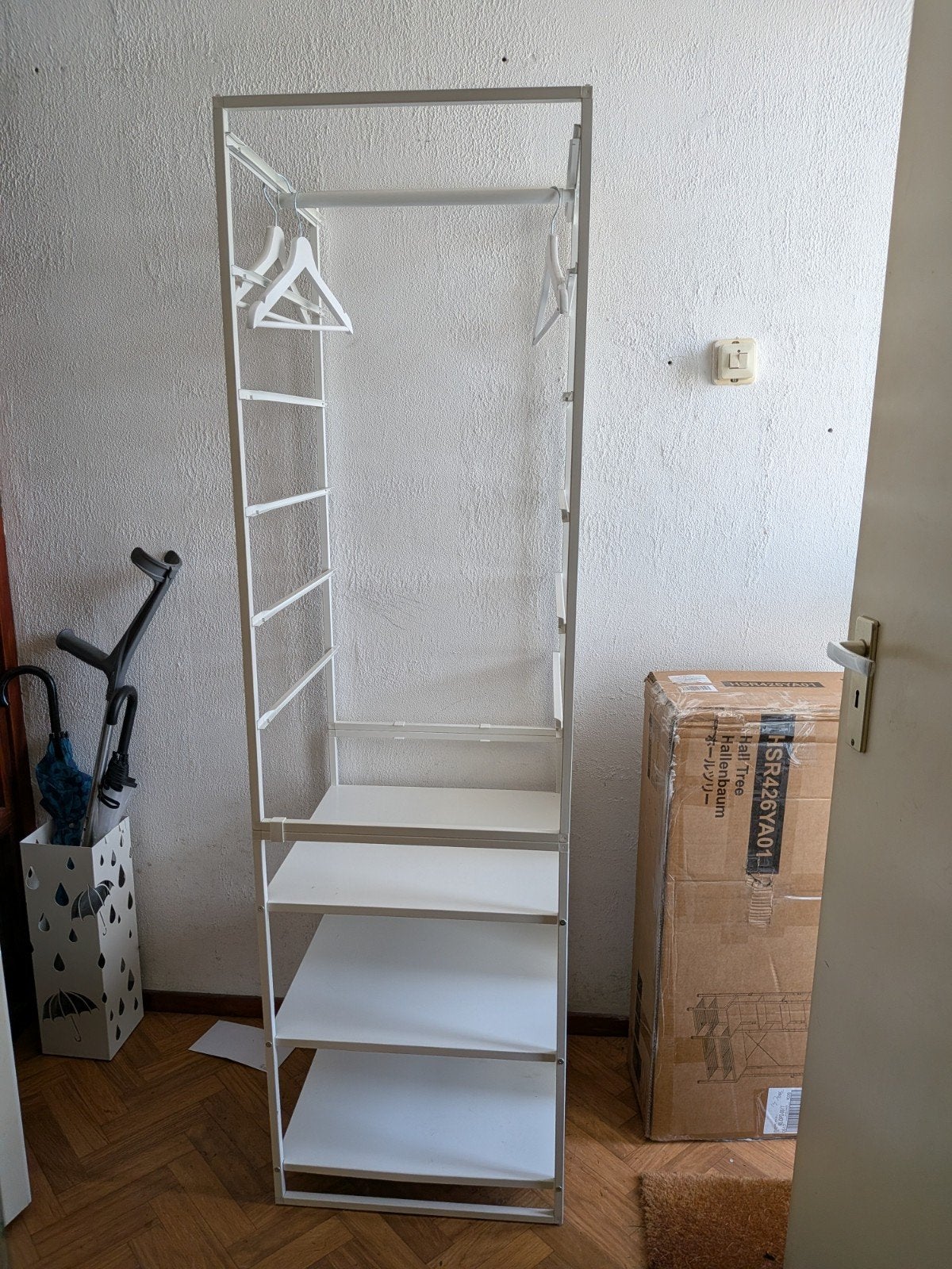 Ikea kledingrek met schoenen opbergruimte, Huis en Inrichting, Kasten | Kledingkasten, Ophalen