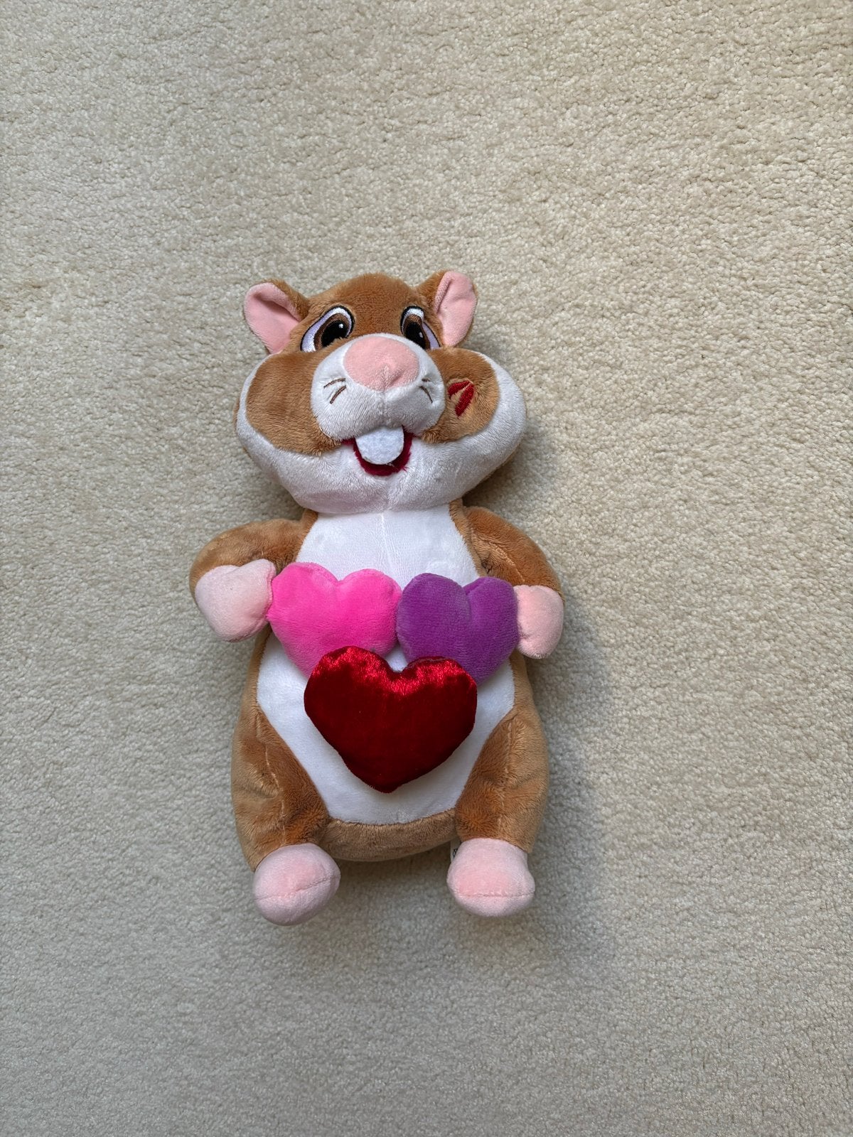 Albert Heijn Hamster Knuffel met Hartjes Liefde 28 cm!, Kinderen en Baby's, Speelgoed | Knuffels en Pluche, Hamster, Ophalen of Verzenden