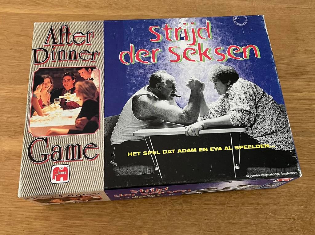 Spel strijd der seksen (compleet), Hobby en Vrije tijd, Gezelschapsspellen | Bordspellen, Vijf spelers of meer, Ophalen of Verzenden