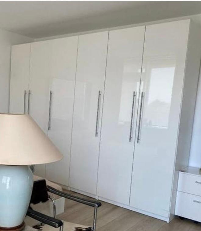 Ikea pax deuren Fardal hoogglans wit, 5 stuks 50x229, Ophalen, Gebruikt, 200 cm of meer, 50 tot 100 cm