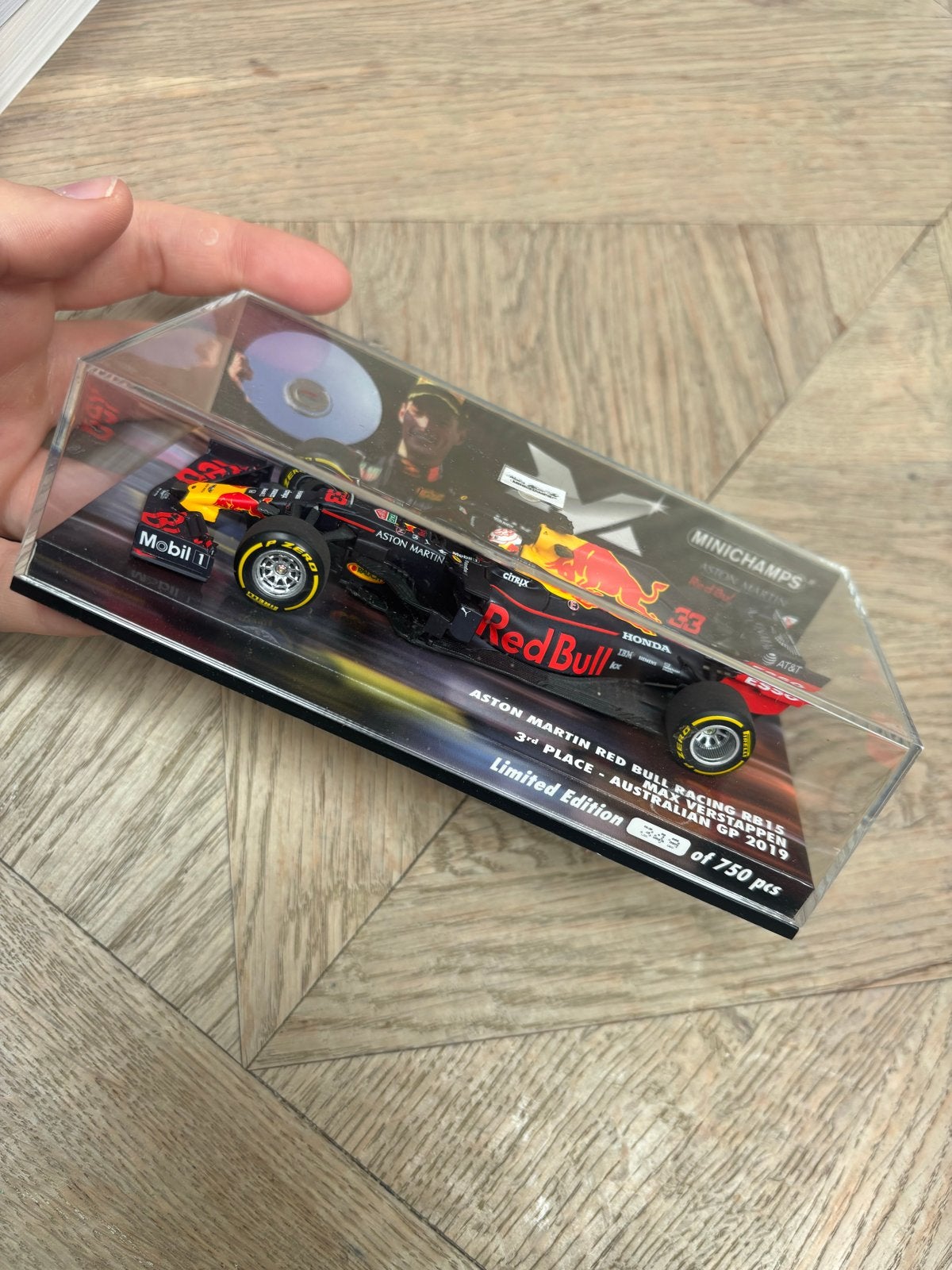 Minichamps Red Bull Racing RB15 Max Verstappen 2019, Overige merken, Auto, 1:32 tot 1:50, Nieuw
