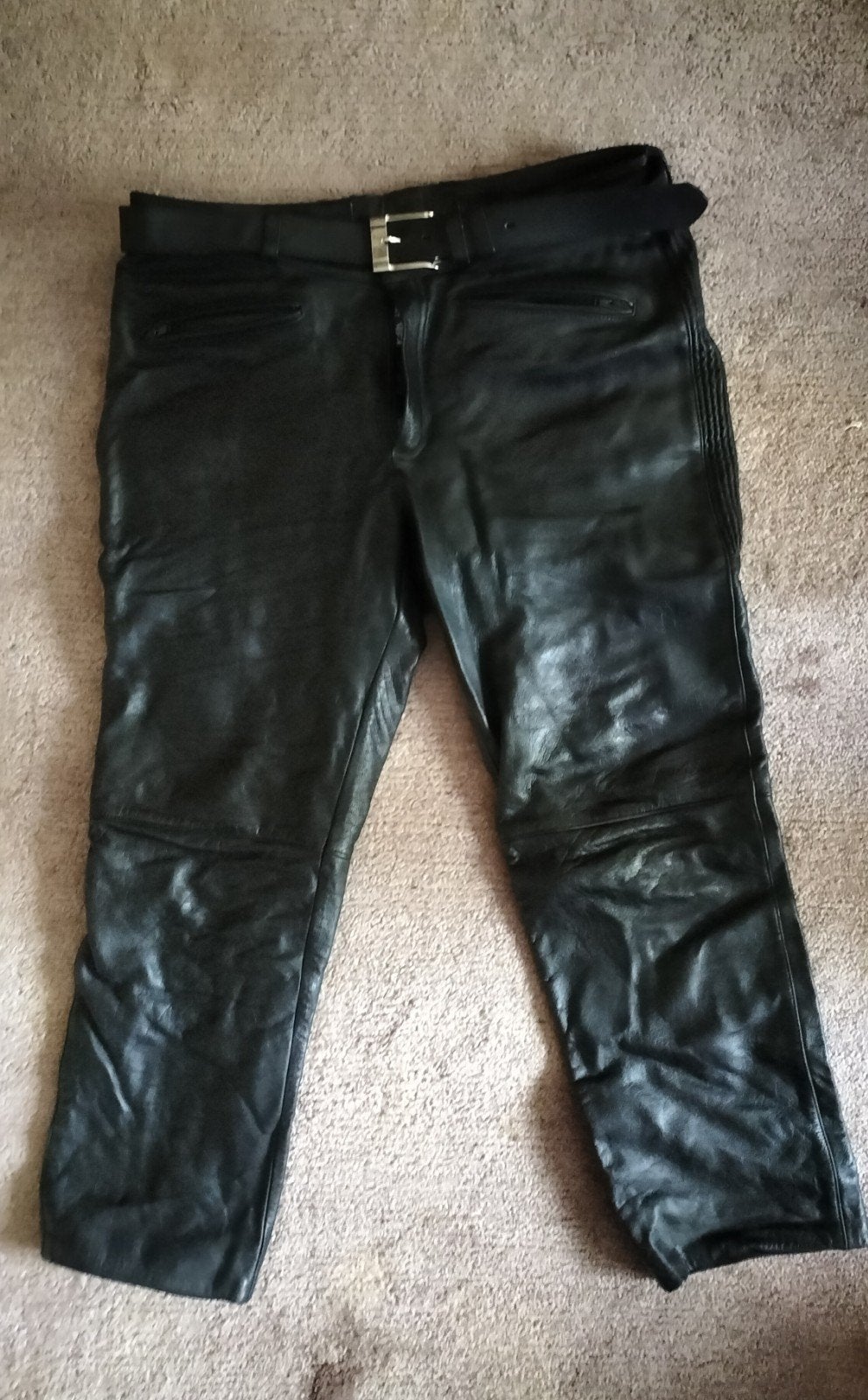 Dames MJK lederen motorbroek, maat M/L, Motoren, Ophalen, Broek | leer, Dames, MJK