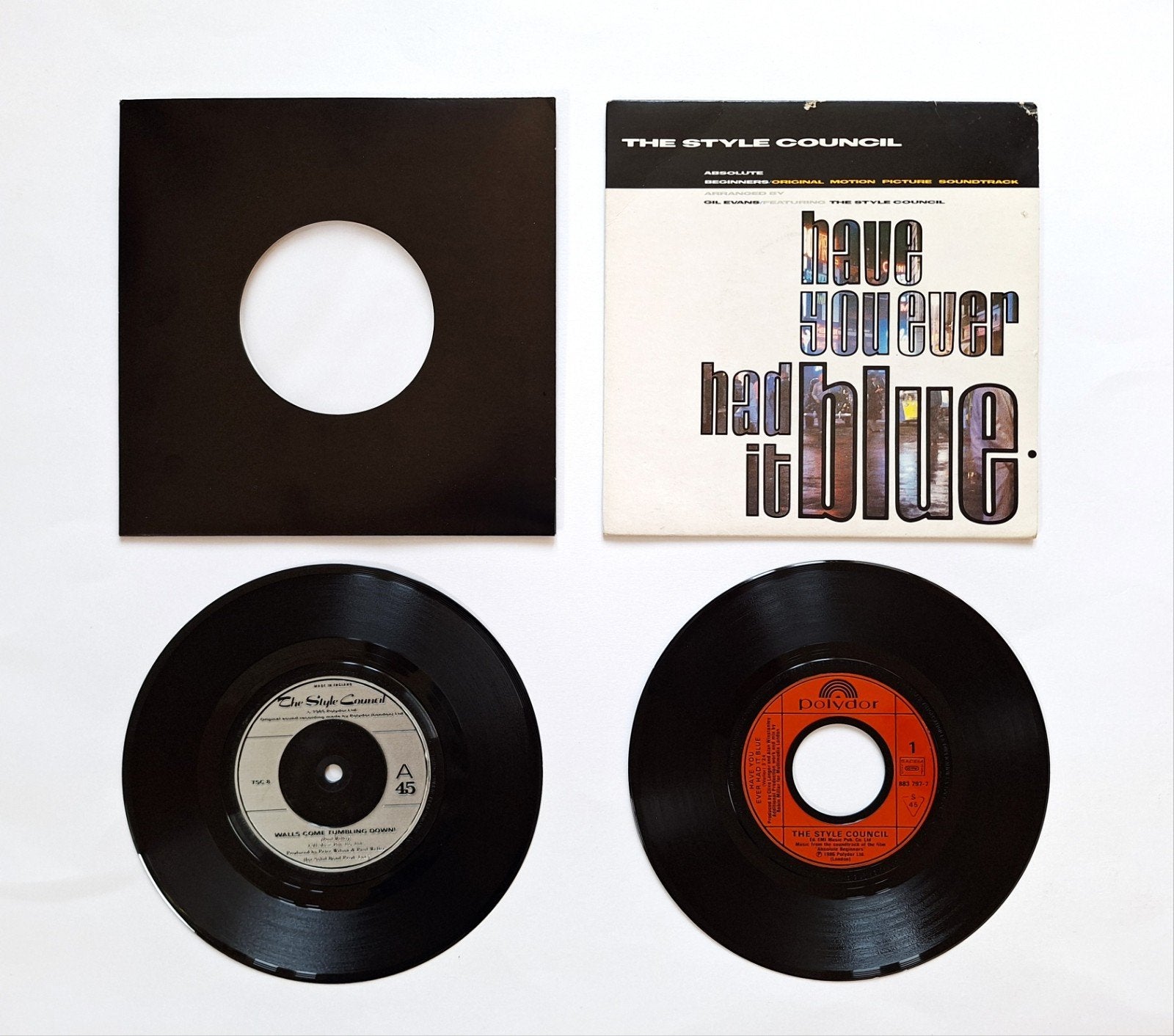 Vinyl 7" singles The Style Council (2x), Gebruikt, 7 inch, Ophalen of Verzenden, Pop