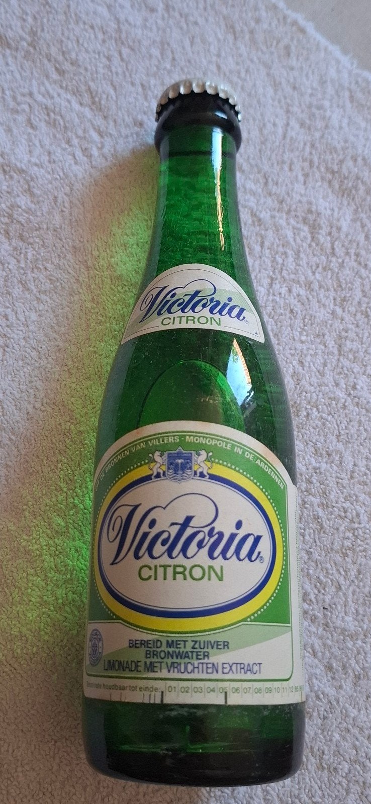 Victoria Citron fles ongeopend met verkeerde kroonkurk, Ophalen of Verzenden, Nieuw, Overige typen