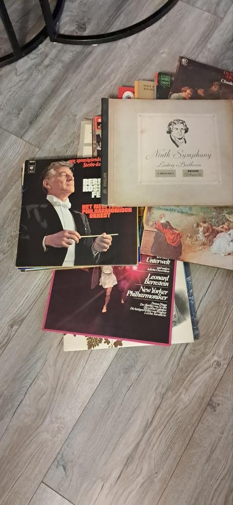 2 big shoppers diverse klassieke LP's, Ophalen, Gebruikt, Romantiek, 12 inch
