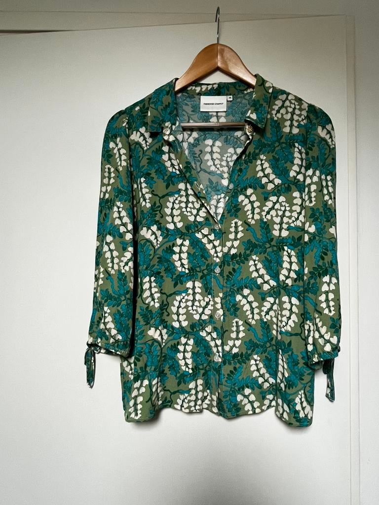 Blouse fabienne chapot 36, Ophalen of Verzenden, Zo goed als nieuw, Maat 36 (S), Groen