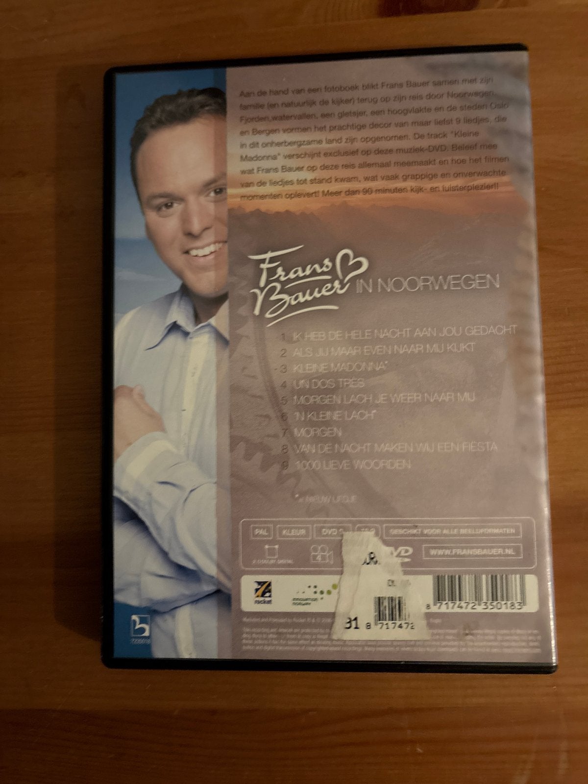 Frans Bauer in Noorwegen DVD - Muziekvideo's en Documentaire, Verzenden, Alle leeftijden, Nederlands, Zo goed als nieuw