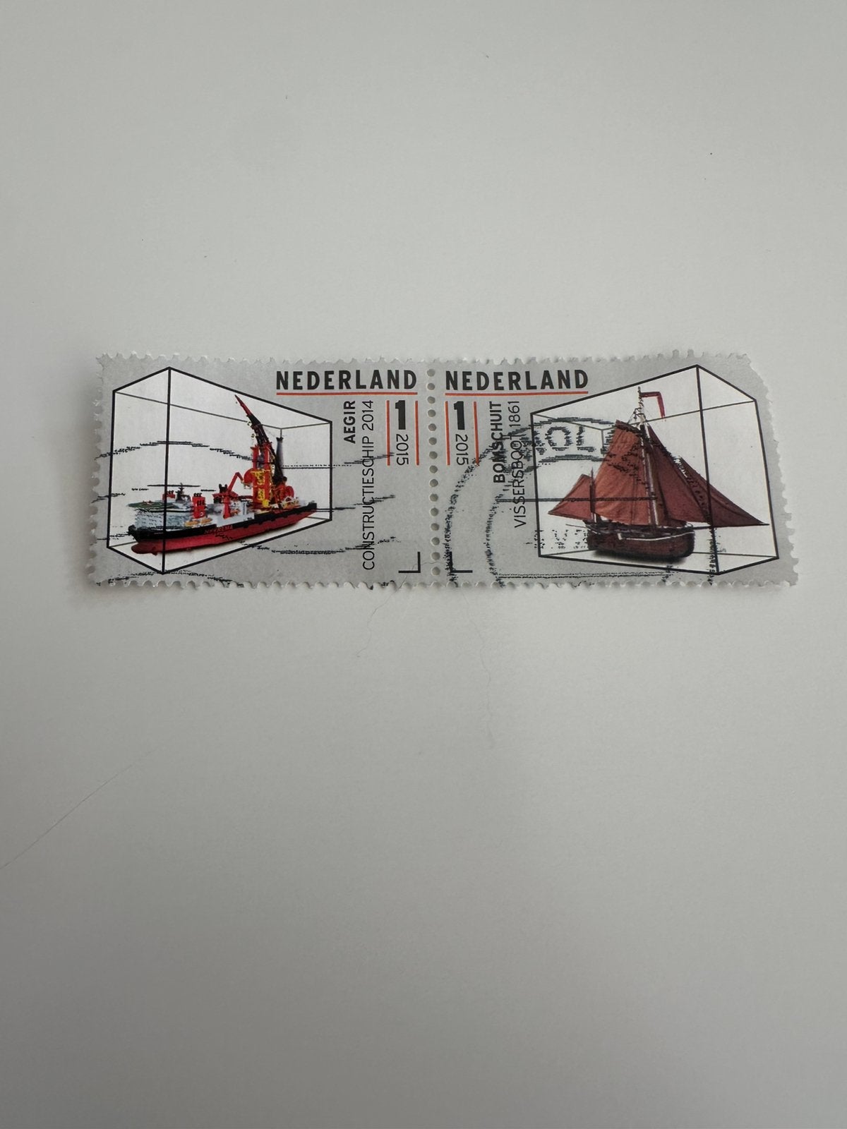 Blokje Aegir & Blokschuit 2015, Postzegels en Munten, Ophalen of Verzenden