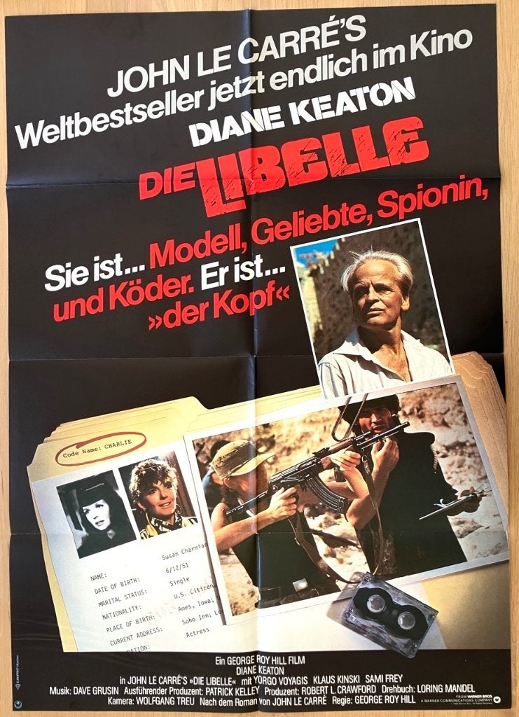 The Little Drummer Girl (1984) - Originele filmposter, Verzenden, Zo goed als nieuw, A1 t/m A3, Film en Tv