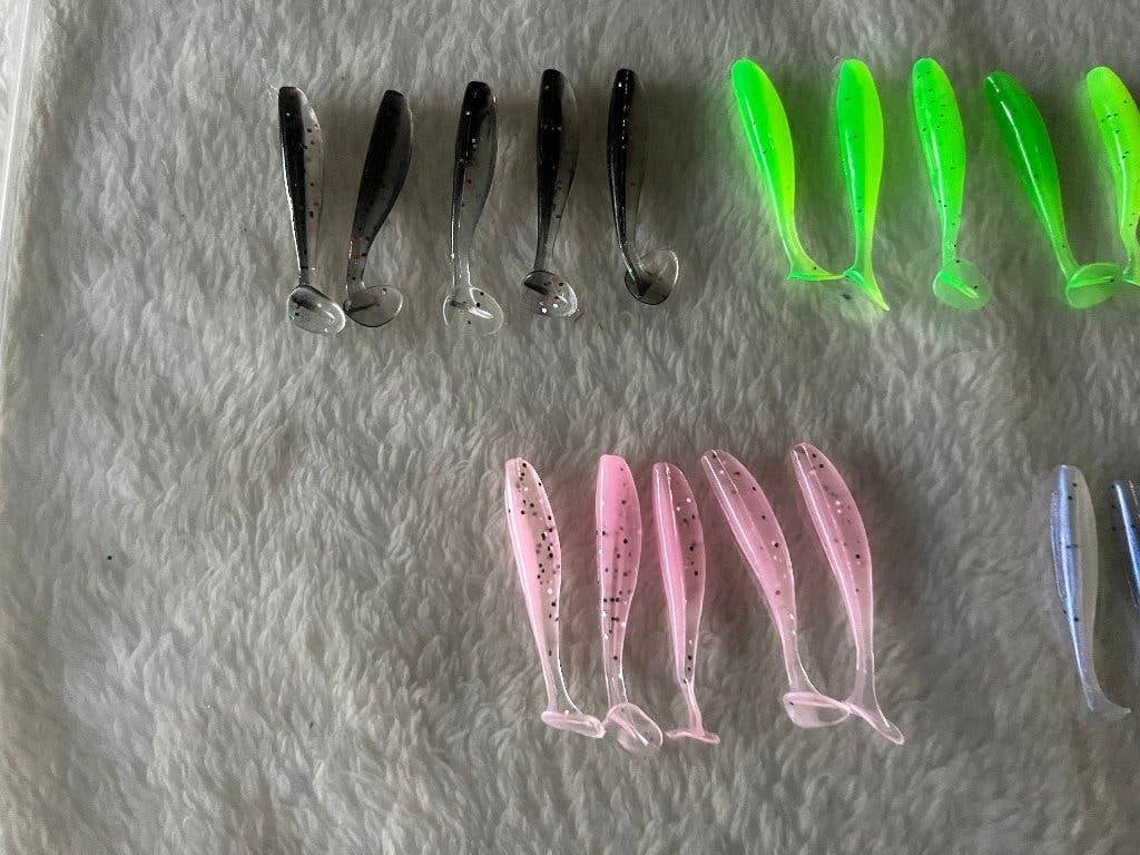 adv 145 /  NIEUW mixset 25 dropshot shads 4cm, Ophalen of Verzenden, Nieuw, Overige typen