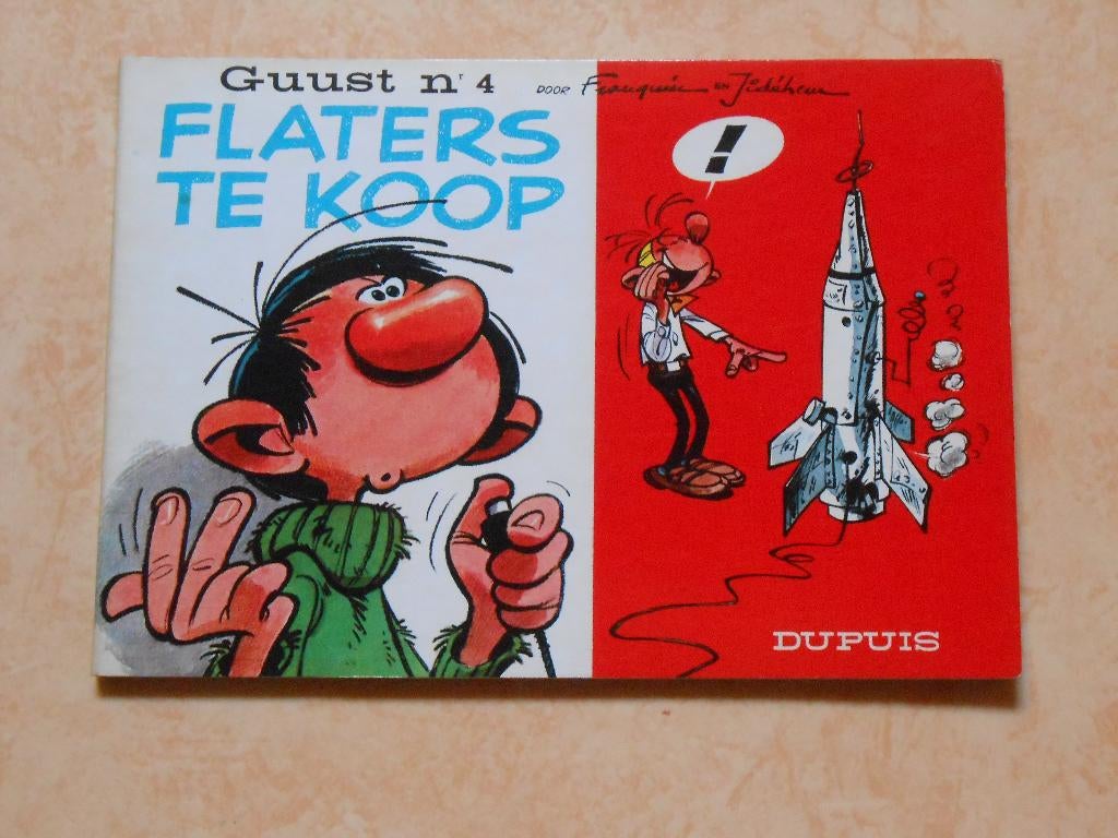 Guust Flater 4 Flaters te koop 1965 1 ste druk., Eén stripboek, Nieuw, Ophalen of Verzenden, André Franquin