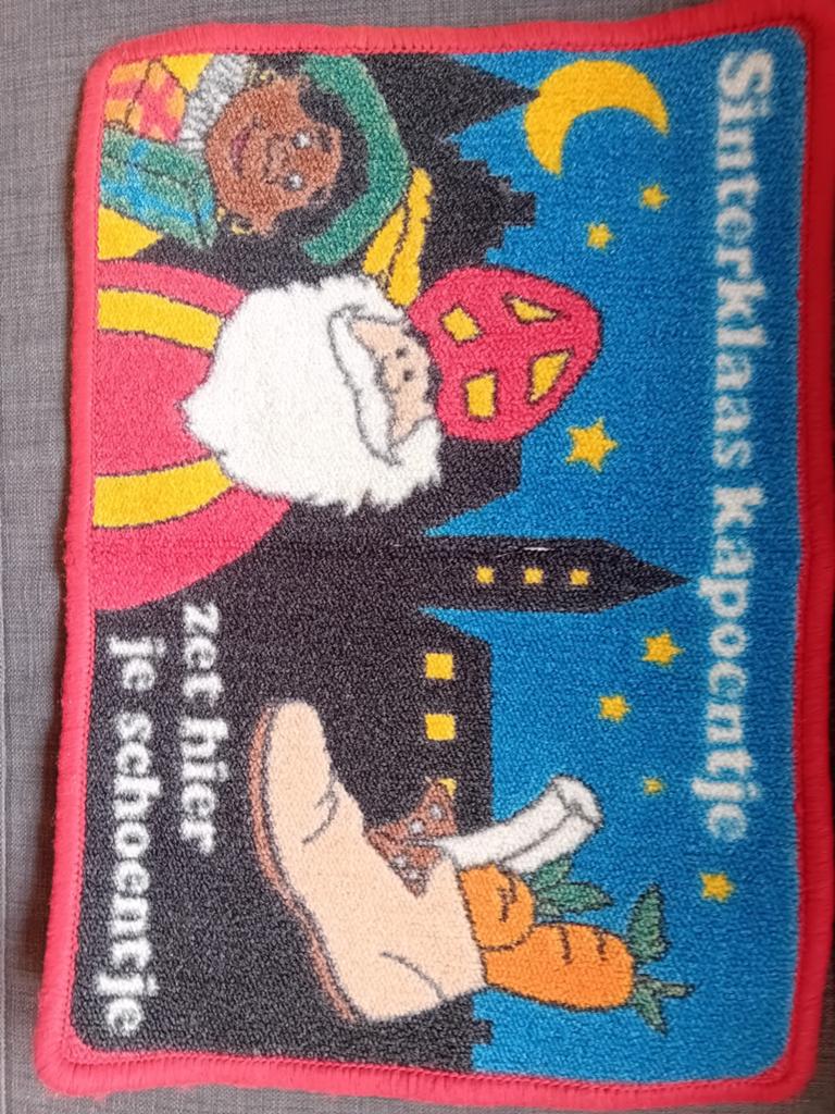 Sinterklaas deurmat, Ophalen, Zo goed als nieuw