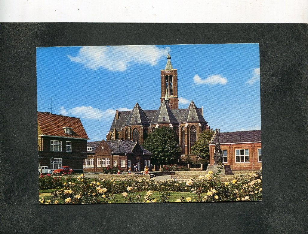 Ansicht Venlo - Rozarium, achtergrond Martinuskerk, Verzenden, 1980 tot heden, Ongelopen, Limburg