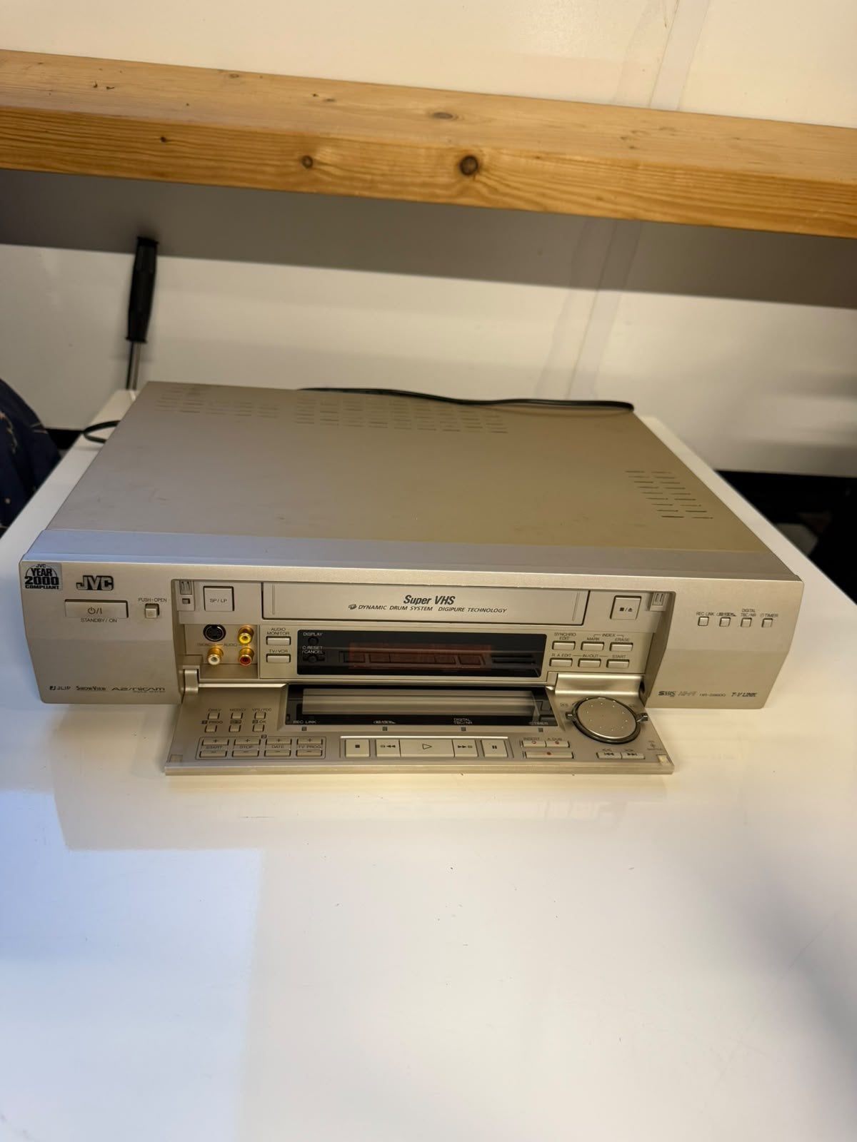 JVC super VHS videobanden speler HR-S9600eu retro top, Verzenden, Zo goed als nieuw