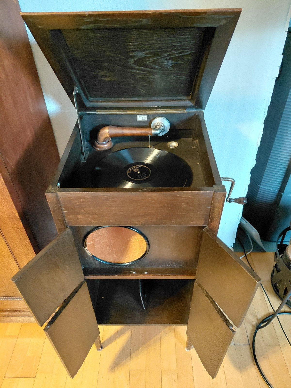 Antieke Platenspeler - Vintage Grammofoon, Ophalen, Gebruikt, Platenspeler, Overige merken
