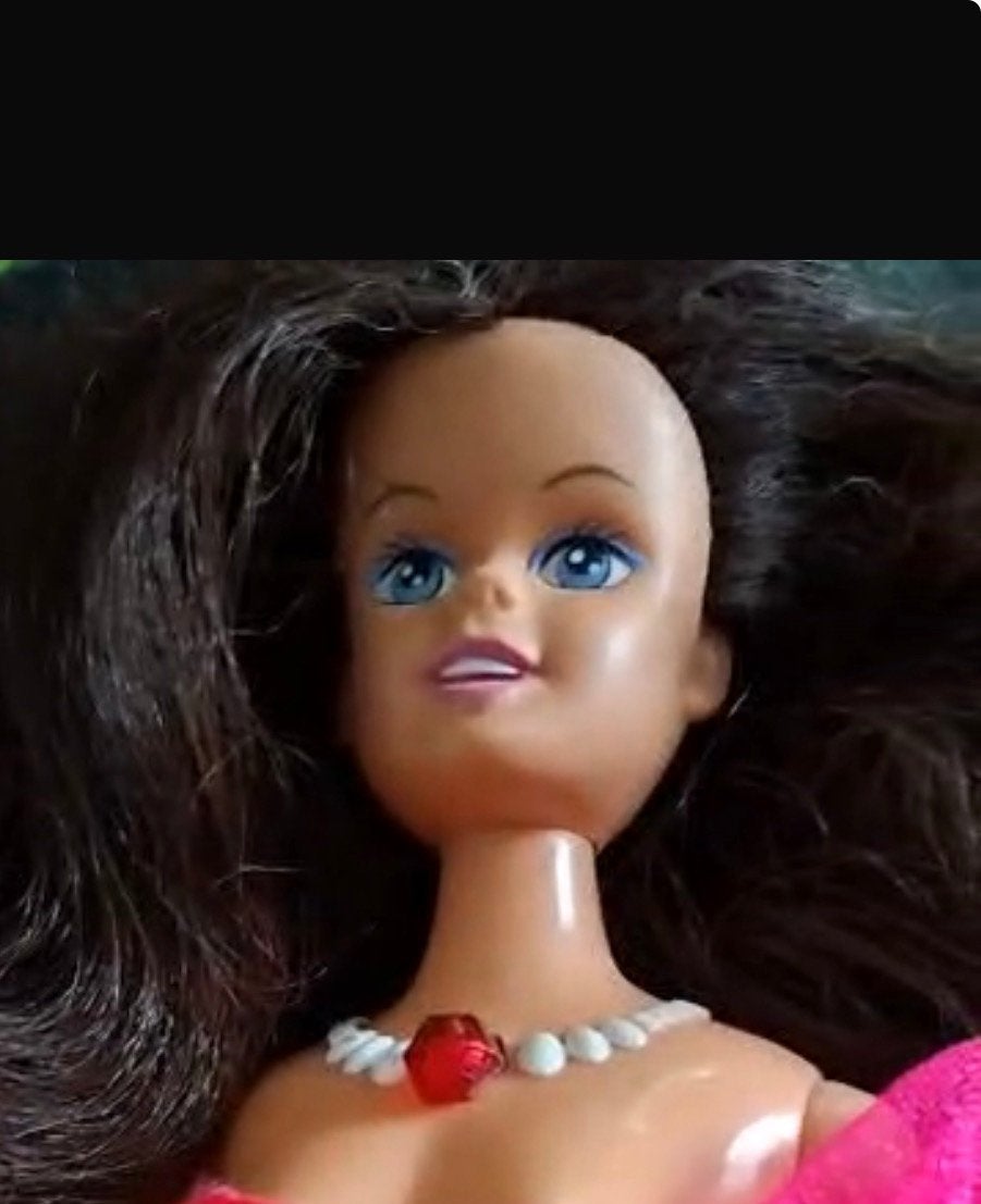 Vintage Mattel Super Talk Barbie Brunette 1994 werkend, Ophalen of Verzenden, Zo goed als nieuw, Pop