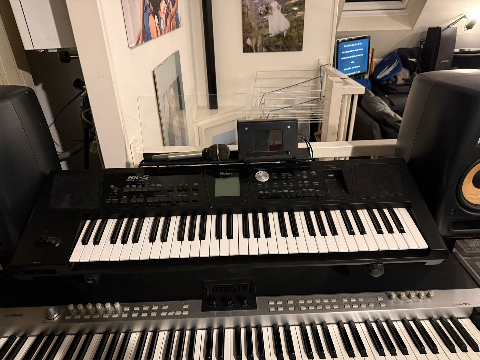 Roland BK-5 Backing Keyboard - Zo goed als nieuw, 61 toetsen, Roland, Ophalen of Verzenden, Zo goed als nieuw