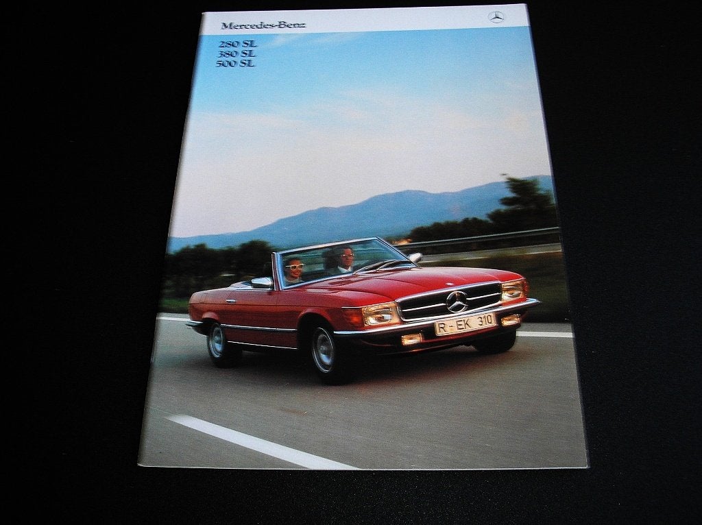 Mercedes-Benz 280 SL, 380 SL, 500 SL; R/C 107, juni 1981, Boeken, Ophalen of Verzenden, Zo goed als nieuw, Mercedes