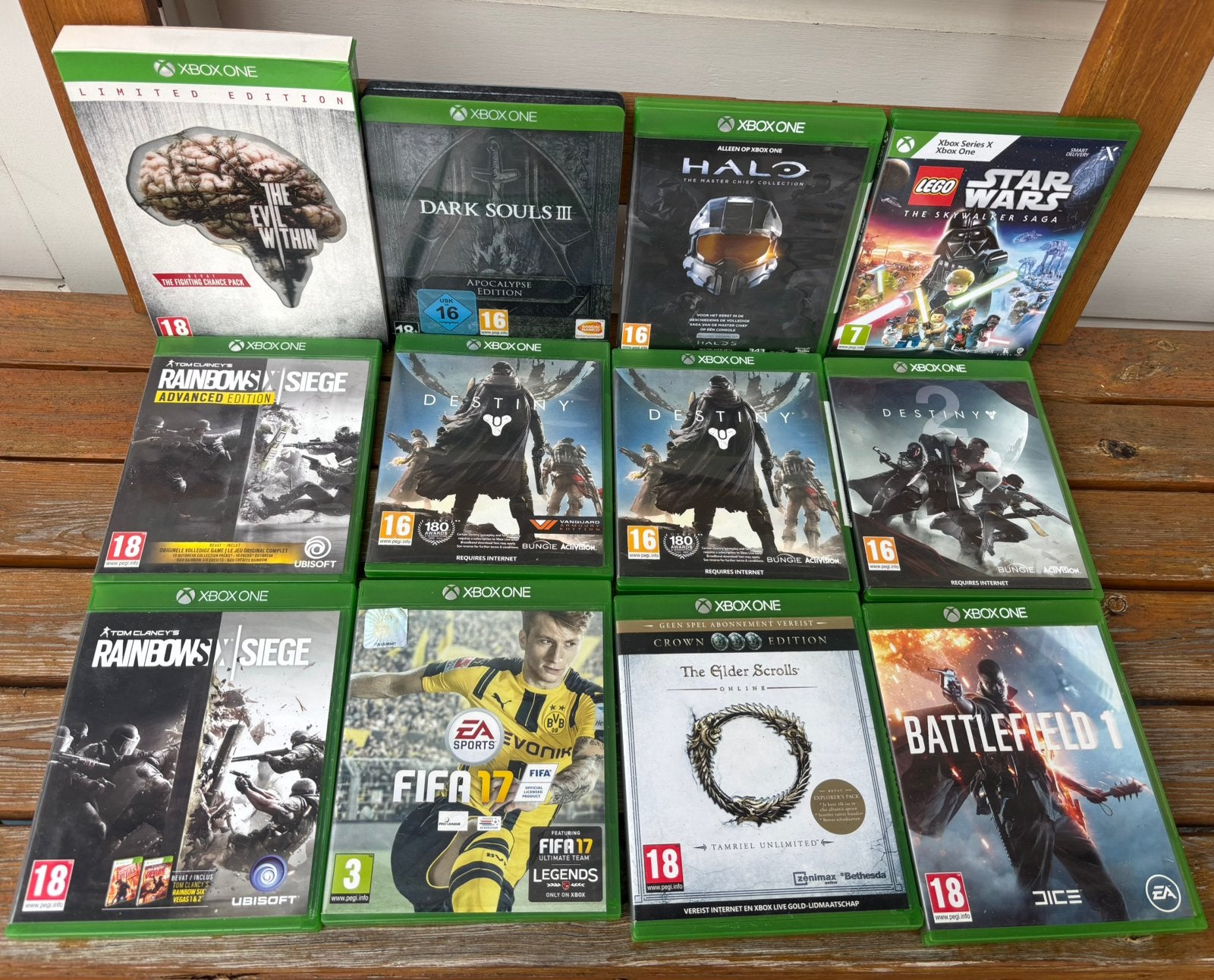 Xbox one games / spellen | Battlefield Halo Fifa Star Wars, 3 spelers of meer, Ophalen of Verzenden, Zo goed als nieuw, Vanaf 3 jaar