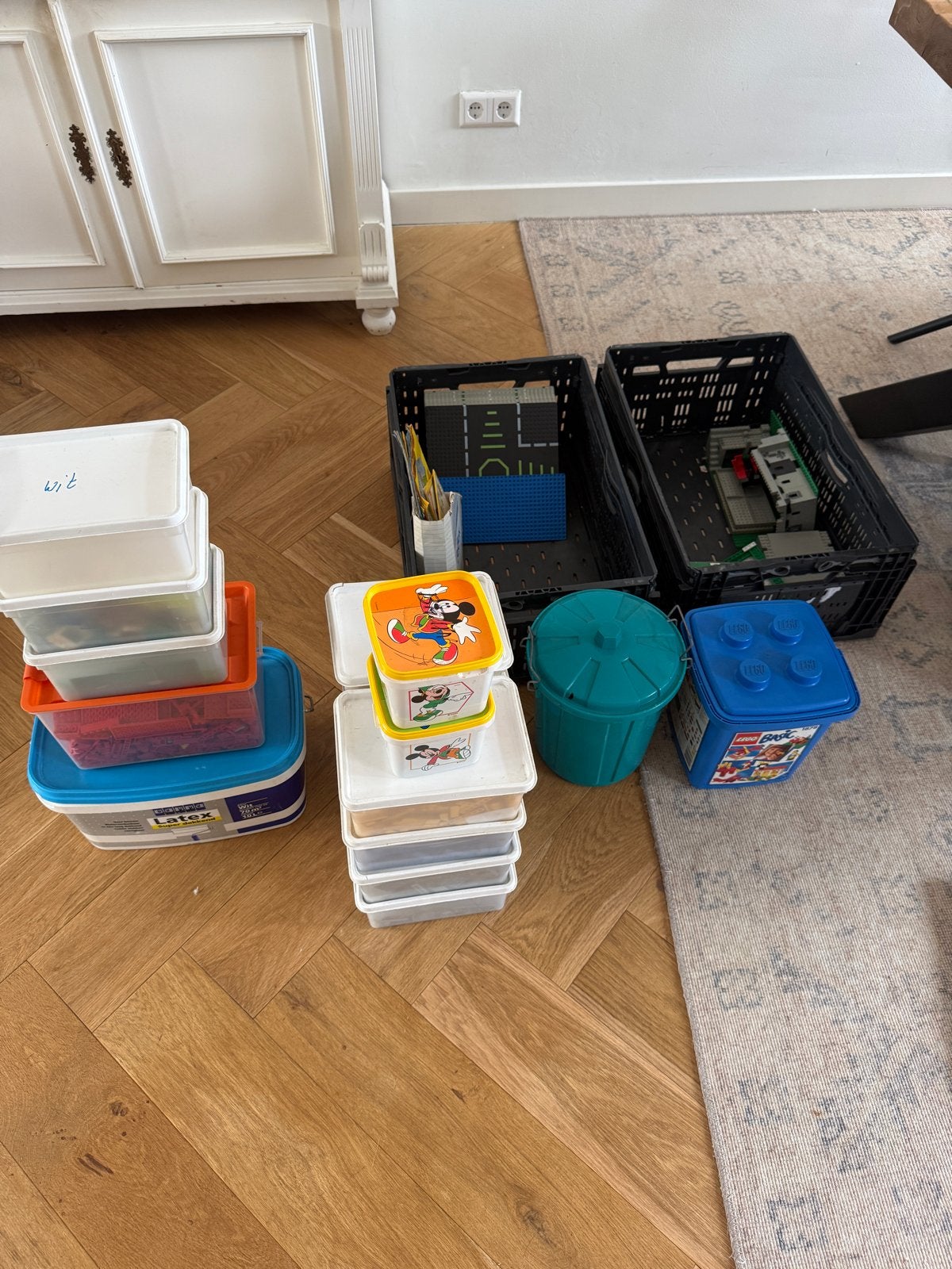 Grote partij LEGO bouwstenen en onderdelen, Ophalen, Gebruikt, Overige merken